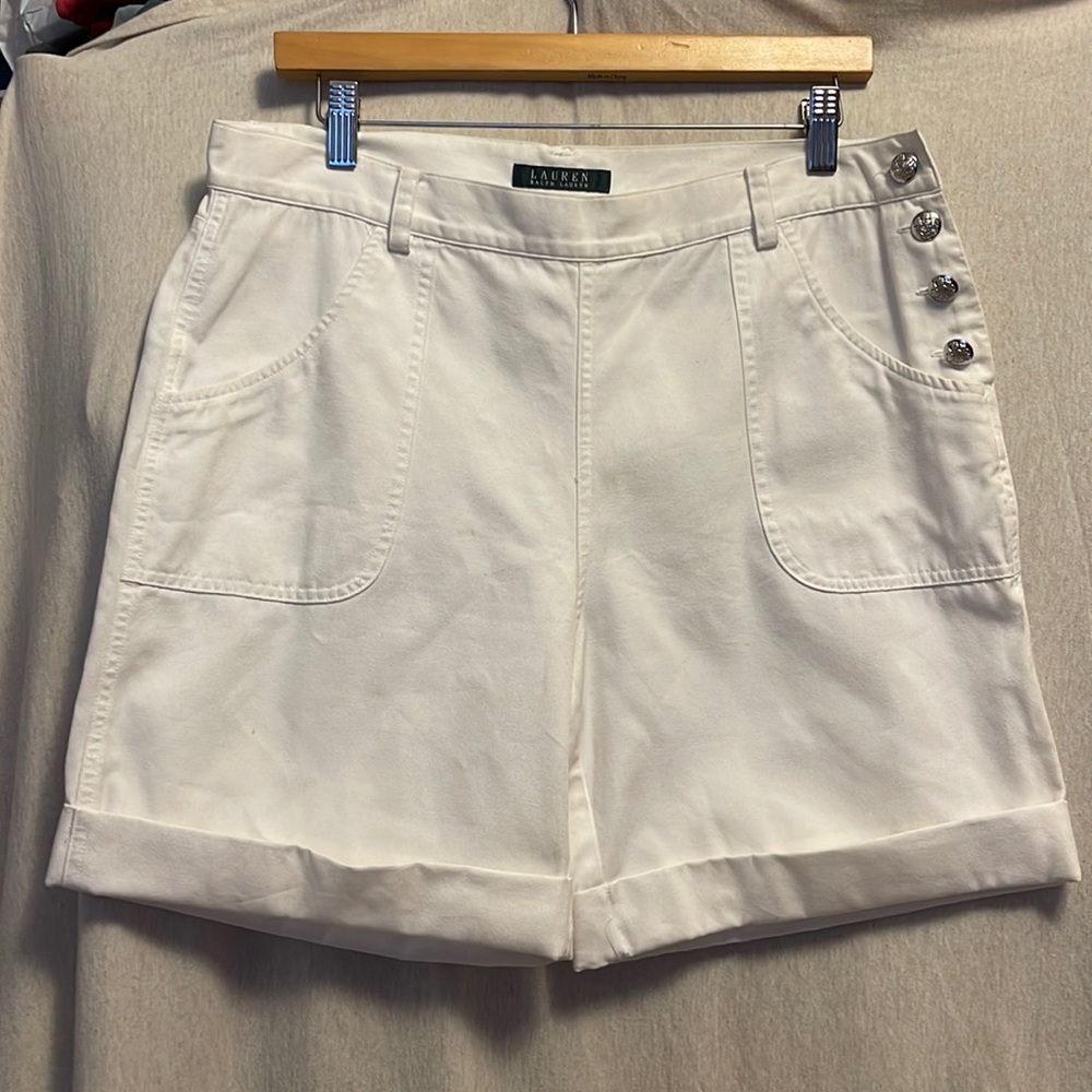 LAUREN RALPH LAUREN  Heavy Cotton for Women White Shorts size 8